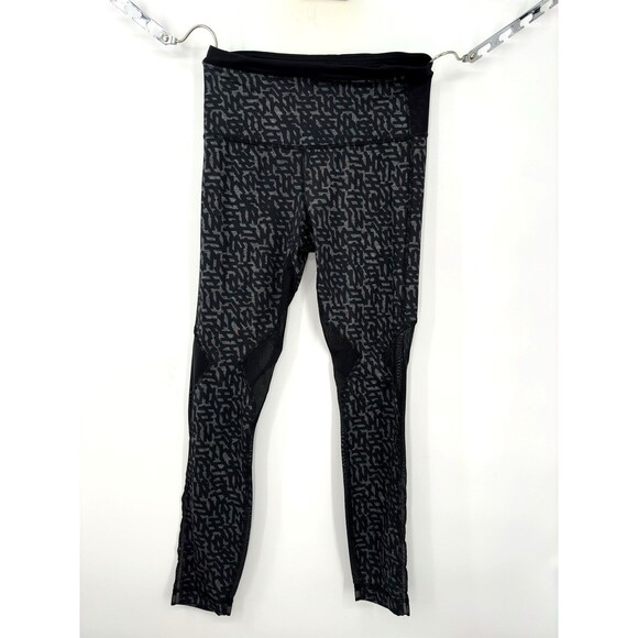 Lululemon Running in the city 7/8 tight Full on Luxtreme‎ heathered Net  Size 6 - Picture 2 of 8